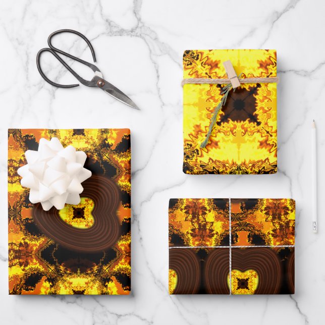 Feuille De Papier Cadeau Qu'est-ce que l'amour (Recto)