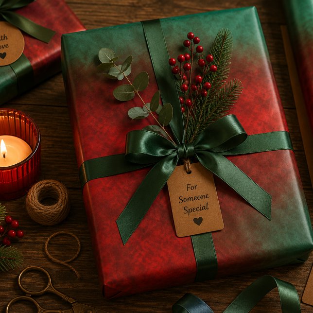 Feuille De Papier Cadeau Racines de Flamme (Créateur téléchargé)