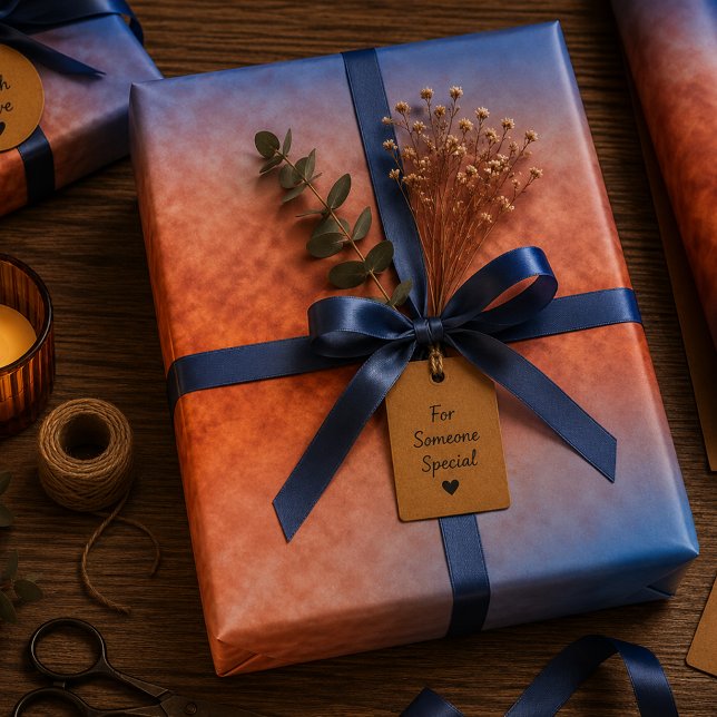 Feuille De Papier Cadeau Réconfort dans les braises (Créateur téléchargé)