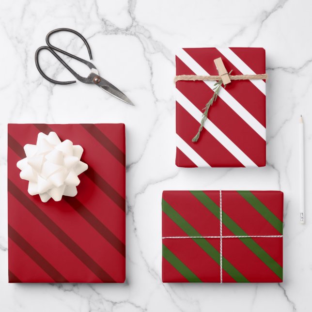Feuille De Papier Cadeau Red Happy xmas luxe background (Recto)