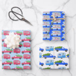 Feuille De Papier Cadeau Remorques Cute Xmas RV Camping Road Trip Holiday<br><div class="desc">J'espère que vous aimez ce pack de variété en papier fait main. Regardez ma boutique pour plus de couleurs et de motifs et dites-moi si vous voulez quelque chose de customisé.</div>