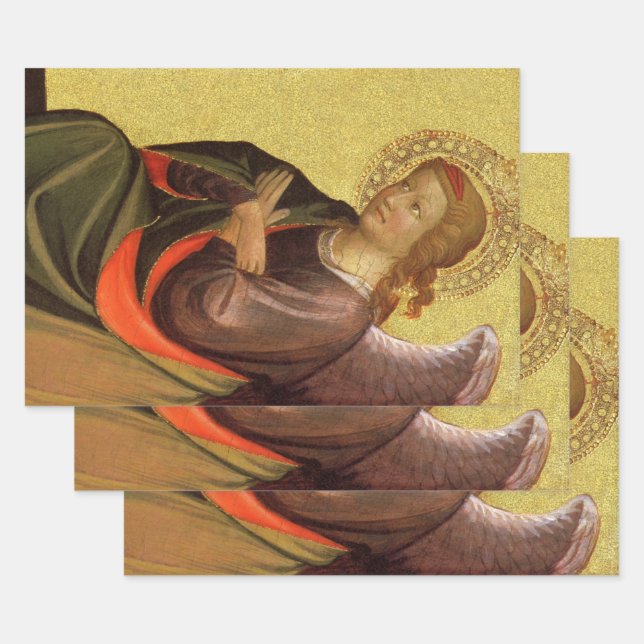 Feuille De Papier Cadeau Renaissance Angel by Master of the Bambino Vispo (Lot)