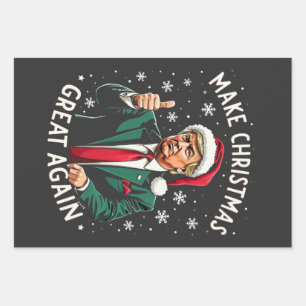 Feuille De Papier Cadeau Rendez Noël à nouveau grand Sweat de Noël laid Tru