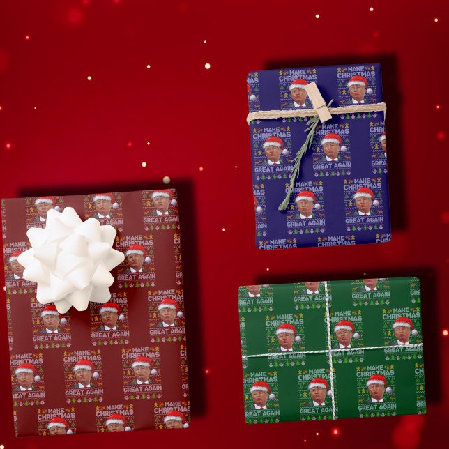 Feuille De Papier Cadeau Rendre Noël super à nouveau Noël Noël Noël drôle T (Créateur téléchargé)