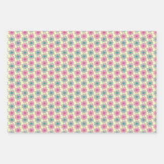 Feuille De Papier Cadeau Retro flower summer