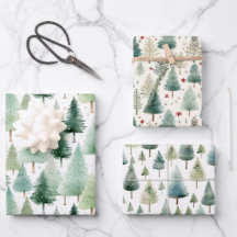 Retro Vintage Noël Arbre cadeau de vacances