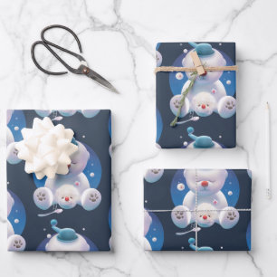 Feuille De Papier Cadeau Rêve de Bichon Ice Shaver