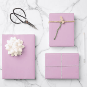 Feuille De Papier Cadeau Rose bonbon uni couleur solide