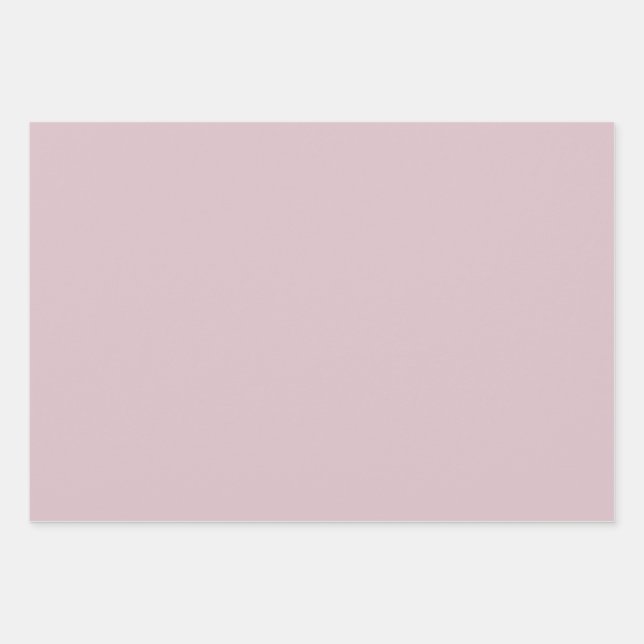 Feuille De Papier Cadeau Rose Pastel (Devant)