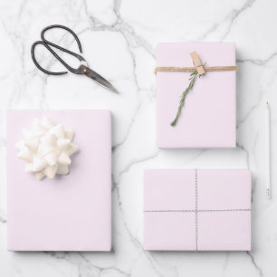 Feuille De Papier Cadeau Rose pastel uni 