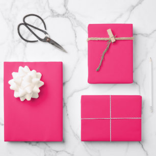 Feuille De Papier Cadeau Rose rouge radical amaranthe de couleur claire