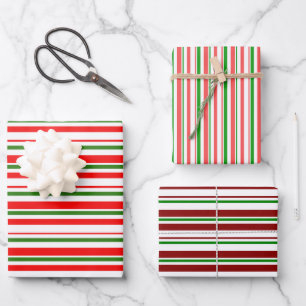 Feuille De Papier Cadeau Rouge, Blanc, Vert, couleur inspirée de Noël