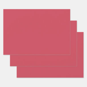 Feuille De Papier Cadeau Rouge brique (couleur solide)