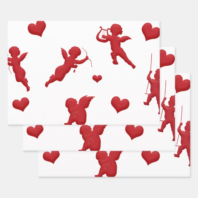 Feuille De Papier Cadeau Saint-Valentin, la Saint-Valentin (Lot)