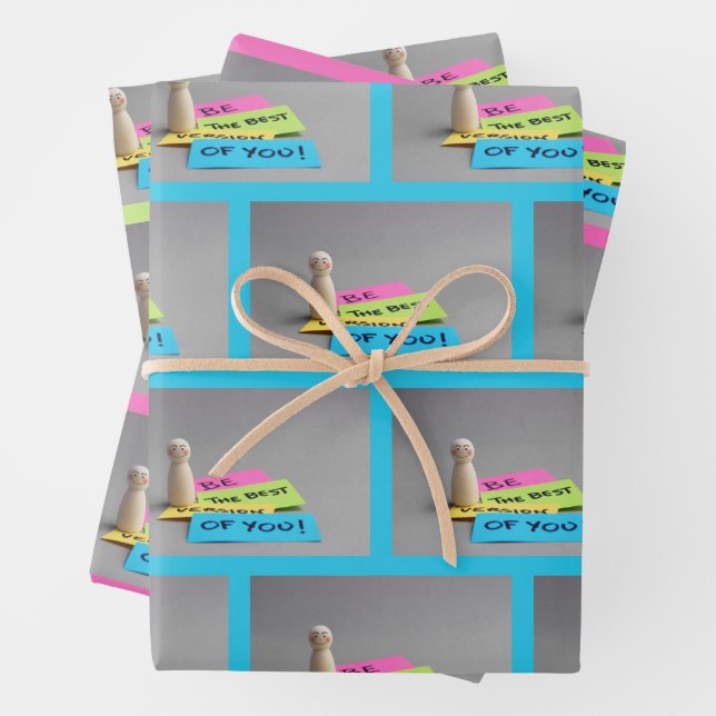 Feuille De Papier Cadeau Se tu mejor versión (En situation)