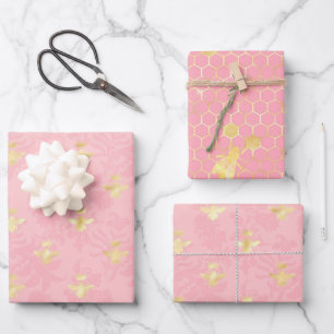 Feuille De Papier Cadeau Série Princess Bee Design #4