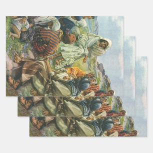 Feuille De Papier Cadeau Sermon sur la montagne de Jésus-Christ, Religion v