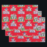 Feuille De Papier Cadeau Set Ass't on Red Adorable Pig Christmas Cadeau Env<br><div class="desc">Ensemble de trois draps plats de qualité de pig très cool et complémentaires papiers d'emballage de Noël pour faire ressortir vos cadeaux de Noël. N'oubliez pas que tous les produits sur le thème animal vendus dans notre magasin nous aident à faire un don à des organismes caritatifs animaux, de sorte...</div>