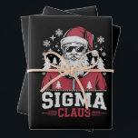Feuille De Papier Cadeau Sigma Claus Cool Père Noël Christmas Rizz Rizzler<br><div class="desc">Sigma Claus Cool Père Noël Funny Christmas Rizz Rizzler Mème</div>