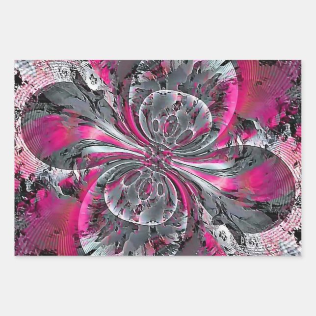 Feuille De Papier Cadeau Signaux mixtes (Devant)