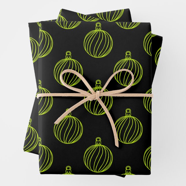 Feuille De Papier Cadeau Simply Christmas Collection - Bauble (En situation)