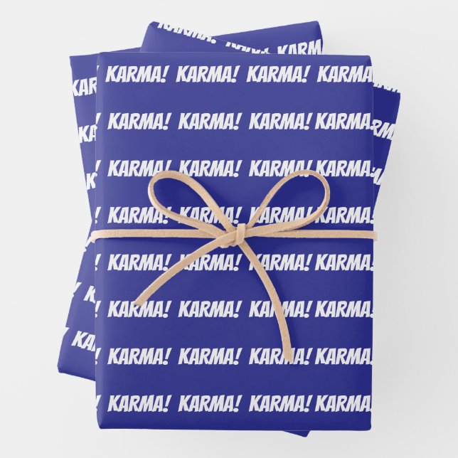 Feuille De Papier Cadeau SKZ KARMA Gift Wrap (En situation)