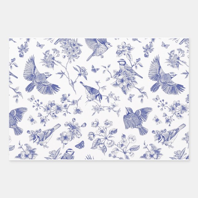 Feuille De Papier Cadeau Song Bird Toile (Devant 2)