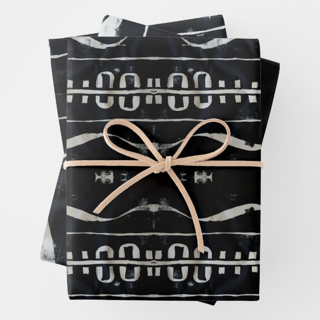 Feuille De Papier Cadeau Sophisticated Soulful Holidays (En situation)