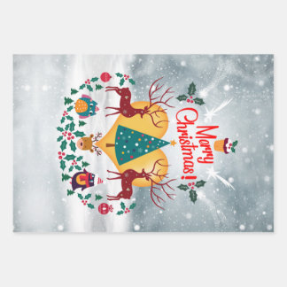 Feuille De Papier Cadeau Soul de Noël