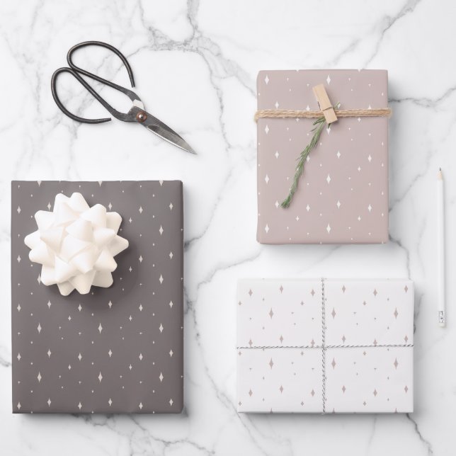 Feuille De Papier Cadeau Sparkling Set, Tropical Romance Mariage (Recto)