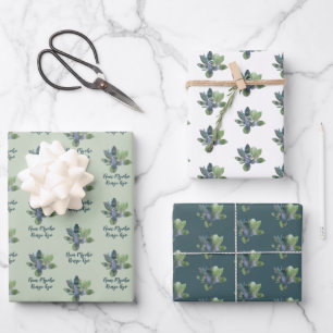 Feuille De Papier Cadeau Spirituelle Partiellement Violet Lotus Fleur Nam M