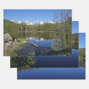 Feuille De Papier Cadeau Sprague Lake II au Parc national de Rocky Mountain