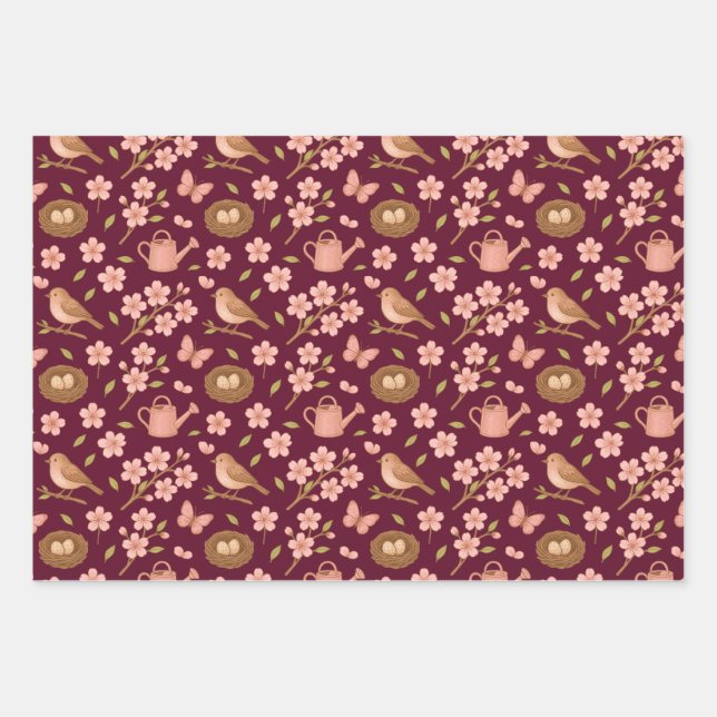 Feuille De Papier Cadeau Spring Wrapping Paper (Devant)