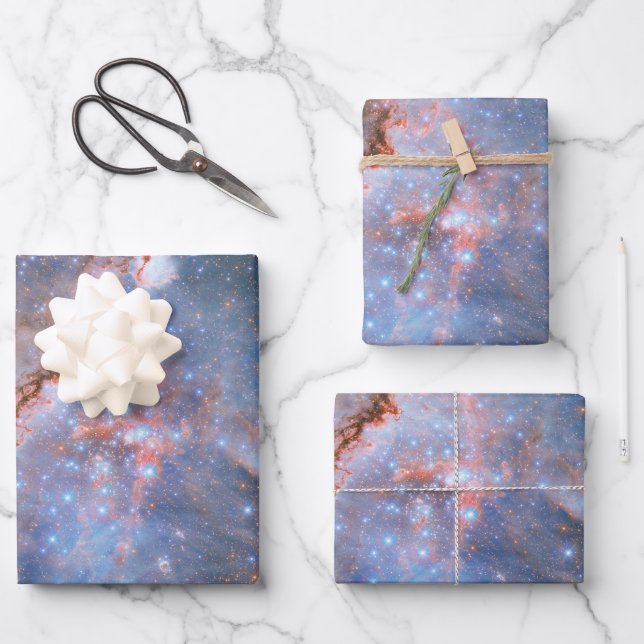 Feuille De Papier Cadeau Star Cluster NGC 346 (Recto)
