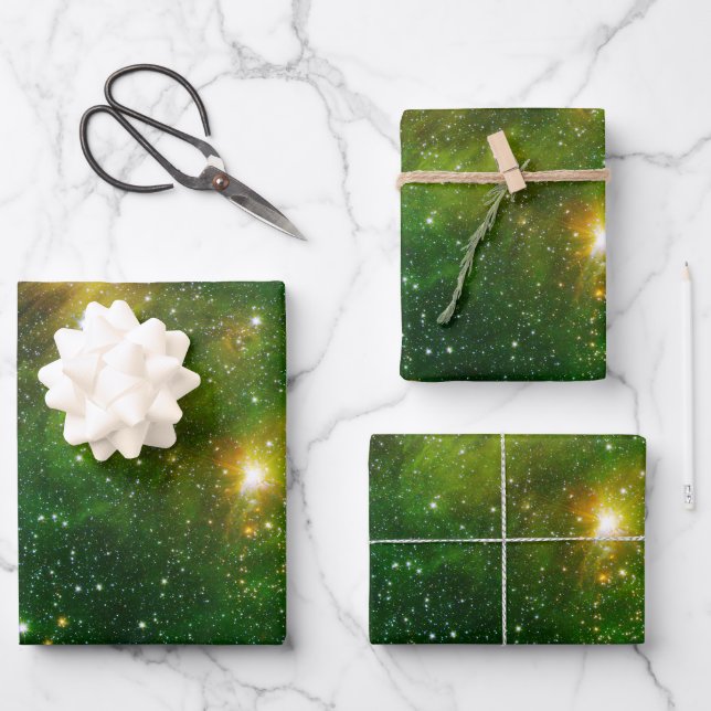 Feuille De Papier Cadeau Star Forming Region GL 490 (Recto)