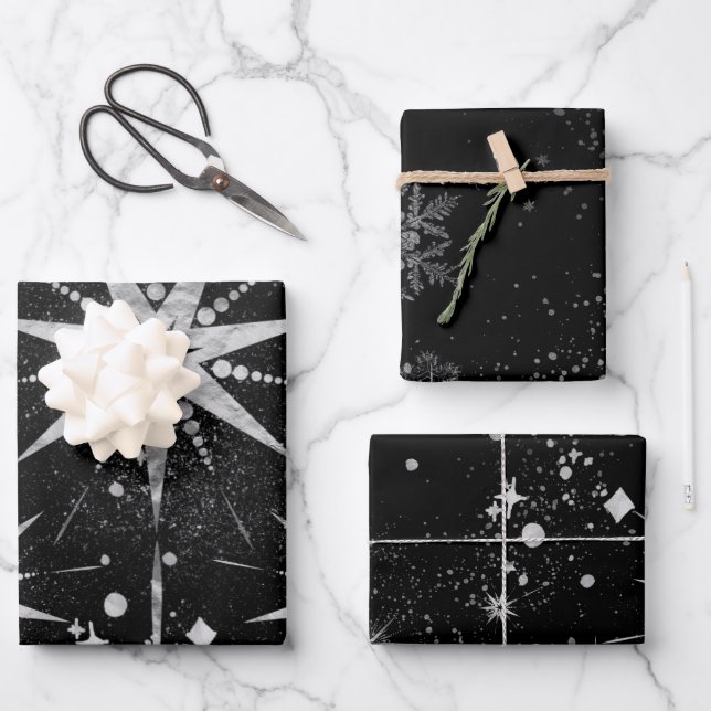 Feuille De Papier Cadeau Starburgh et Stardust (Recto)