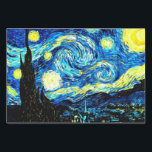 Feuille De Papier Cadeau Starry Night, art van Gogh mondialement connu<br><div class="desc">Starry Night,  art van Gogh mondialement connu</div>