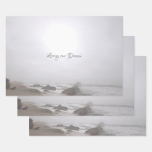 Feuille De Papier Cadeau STYLE DE CONCEPTION DE LA ROMANCE DE CADEAU mariag