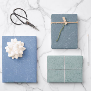 Feuille De Papier Cadeau Style Denim 