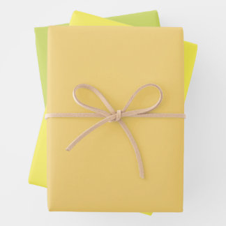 Feuille De Papier Cadeau Summer Colours in Three Complimentary Tones