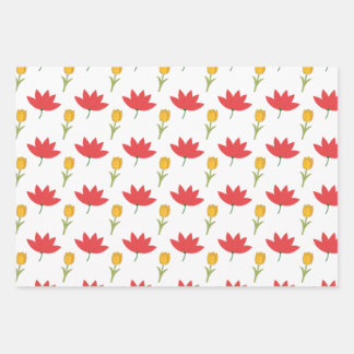 Feuille De Papier Cadeau Summery floral wrapping paper