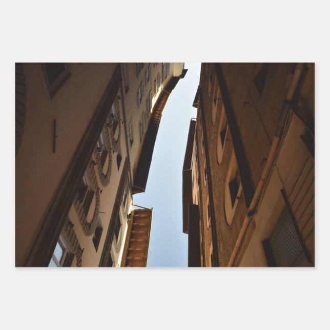 Feuille De Papier Cadeau Sun-kissed Street (Devant)