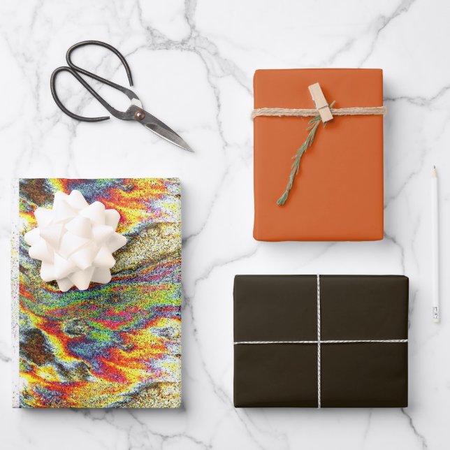 Feuille De Papier Cadeau Sunbeam Flare Design  (Recto)