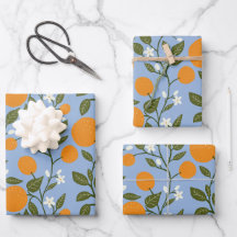 Sunny Citrus Oranges Grosse Motif