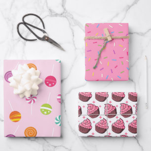 Feuille De Papier Cadeau Sweet Treats Wrapping