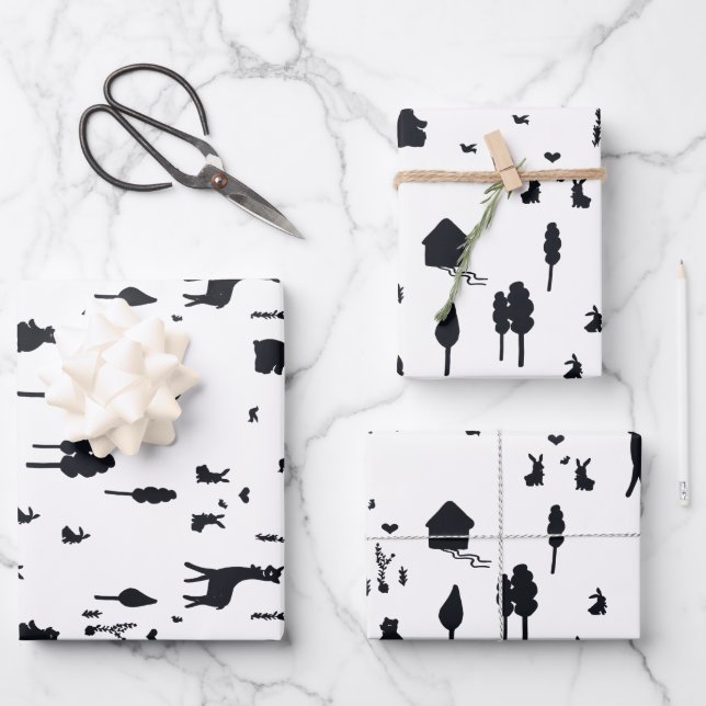Feuille De Papier Cadeau Sweet winter (Recto)