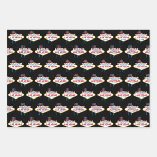 Feuille De Papier Cadeau Symbole de Las Vegas