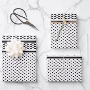 Feuille De Papier Cadeau Symbole Keffiyeh de la Palestine Motif de résistan