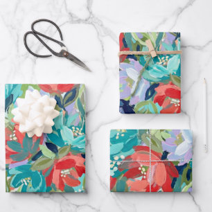 Feuille De Papier Cadeau Symphonie vibrante de jardin
