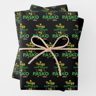 Feuille De Papier Cadeau Tagalog Philippines Spirit of Christmas
